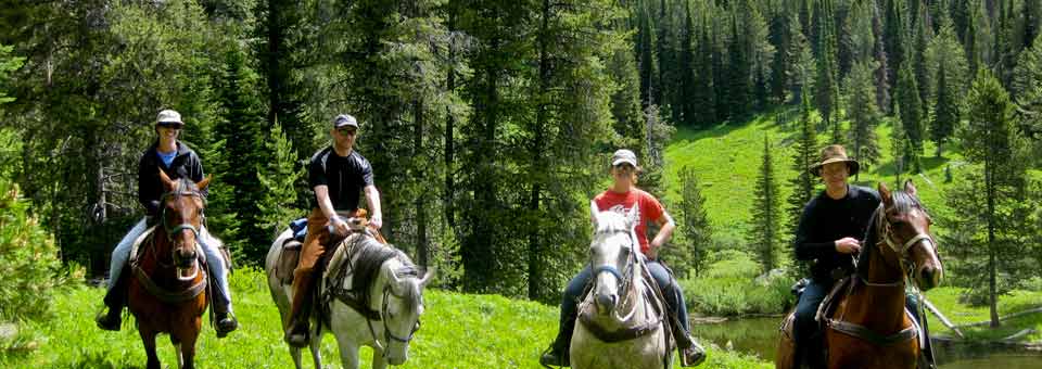Horseback Riders with Beard Mountain Ranch